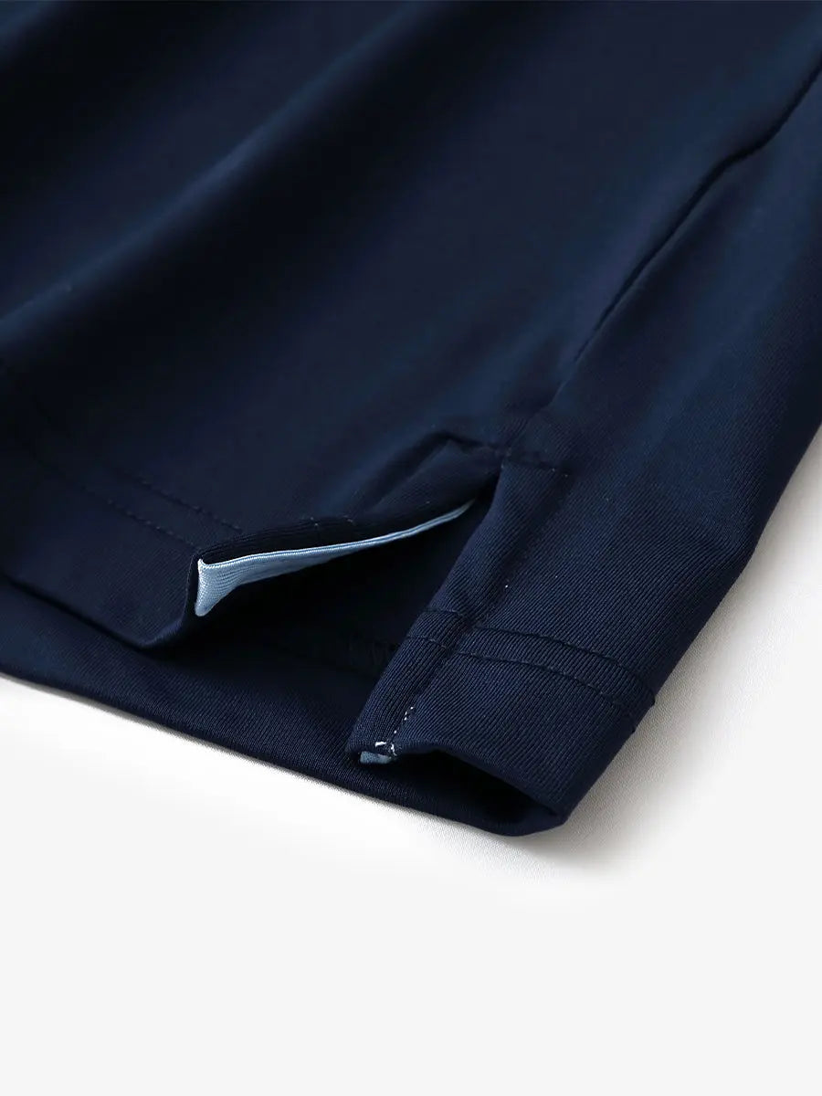 Moisture Wicking Color Block Polo Shirts