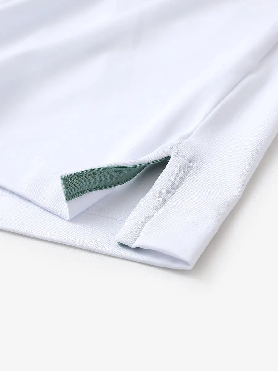 Moisture Wicking Color Block Polo Shirts