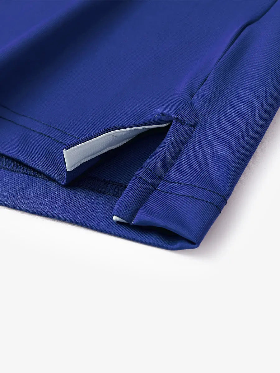 Moisture Wicking Color Block Polo Shirts