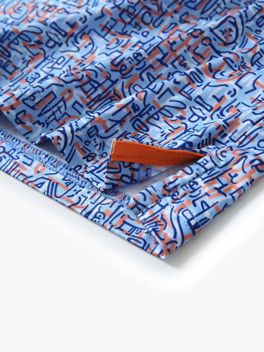 Performance Quick Dry Print Golf Polos