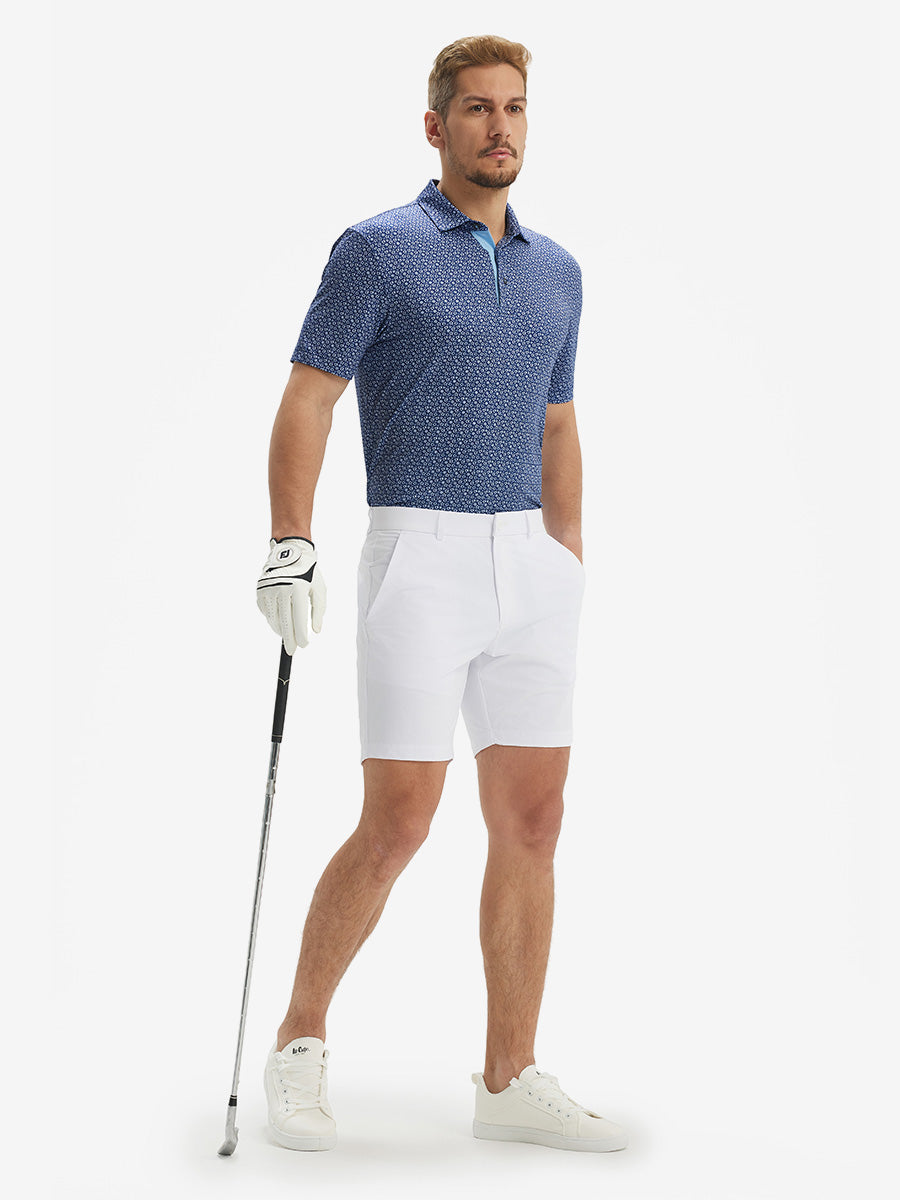 Performance Quick Dry Print Golf Polos