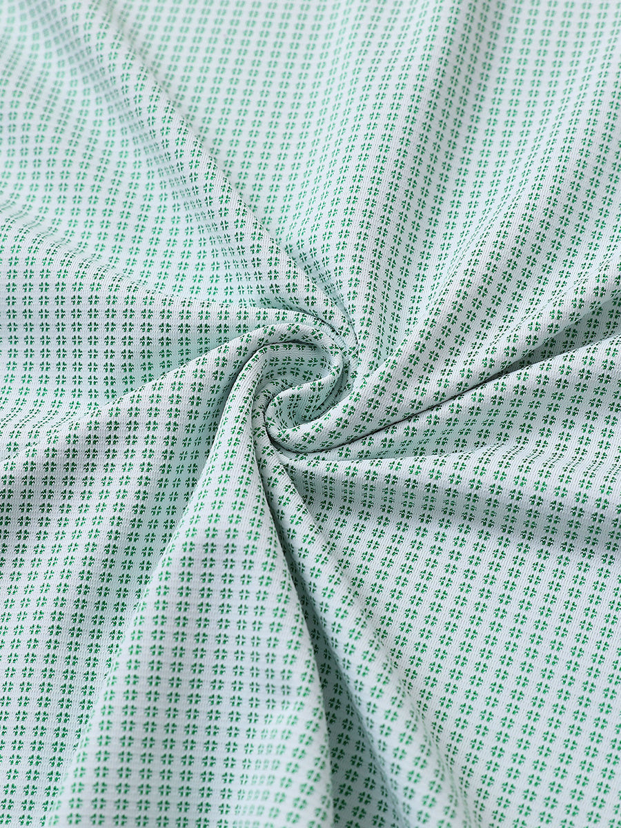 Elegant Performance Jacquard Polo
