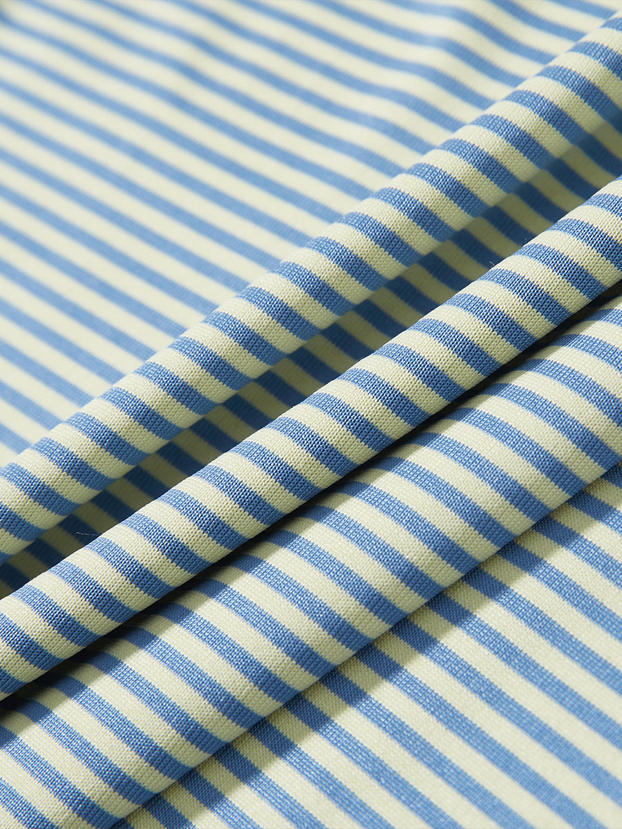 Cooling Stripe Golf Shirts