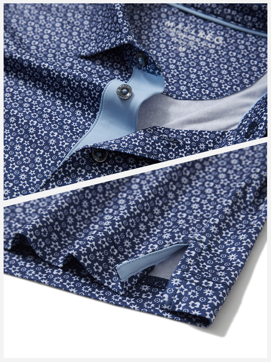 Performance Quick Dry Print Golf Polos
