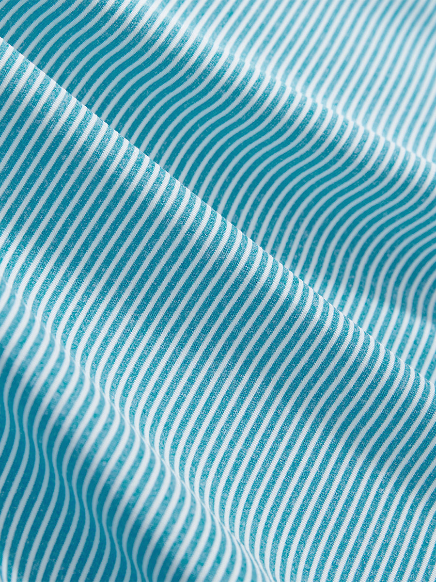Comfy Breathable Pin-Stripe Golf Polos