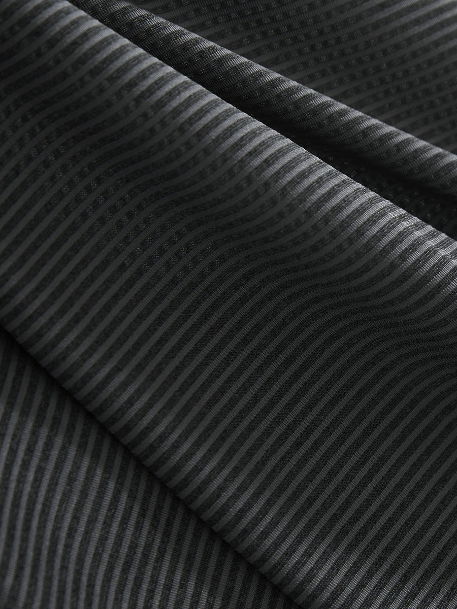 Comfy Breathable Pin-Stripe Golf Polos