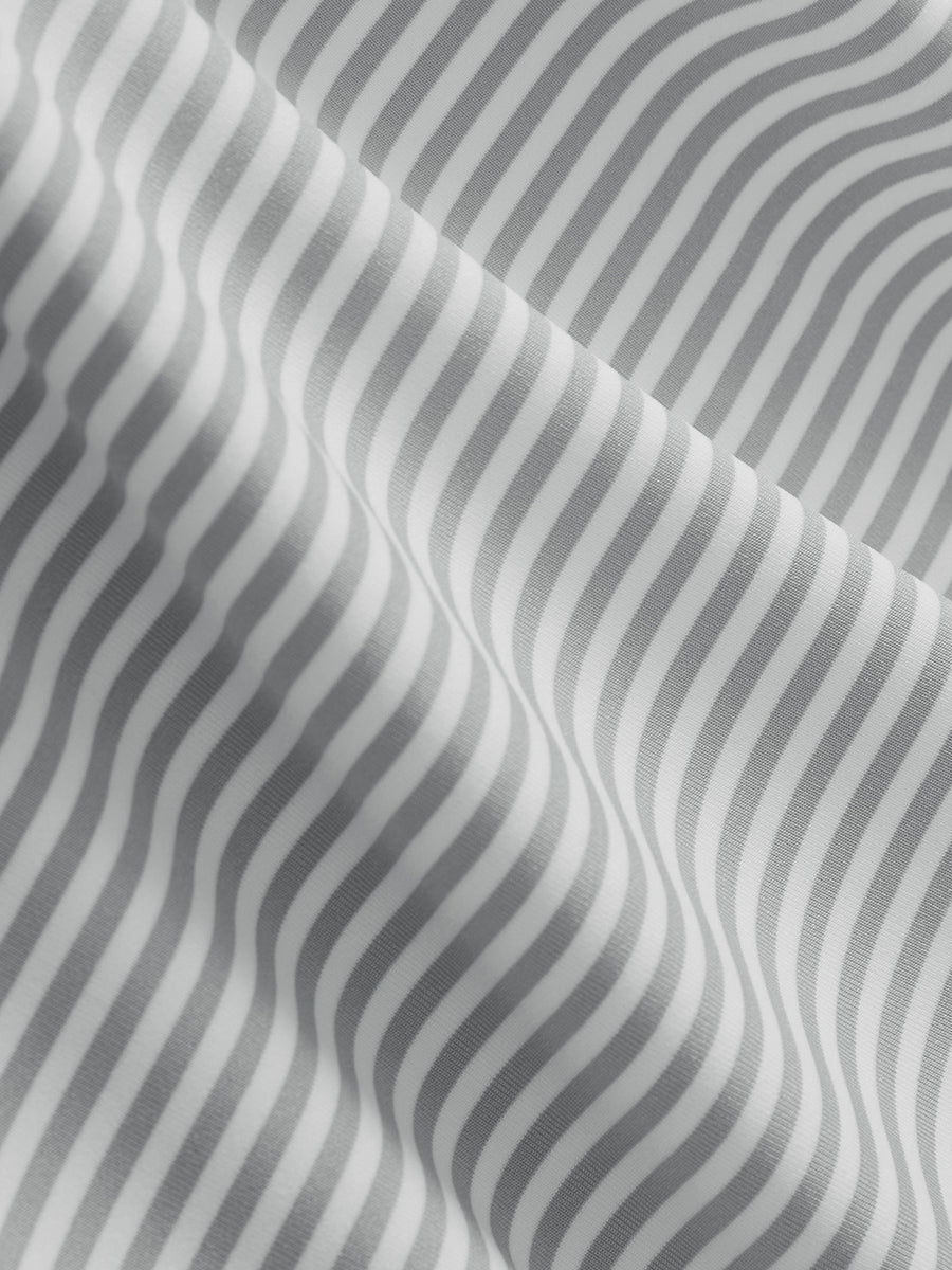 Upgraded Two-tone Striped Quick Dry Polo Shirt