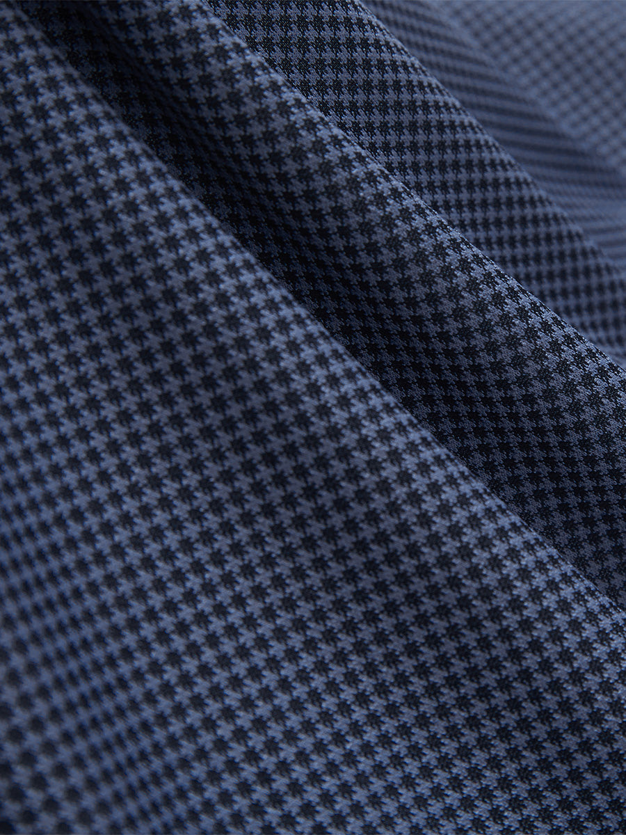 Quick Dry Jacquard Ribbed Collar Golf Shirts