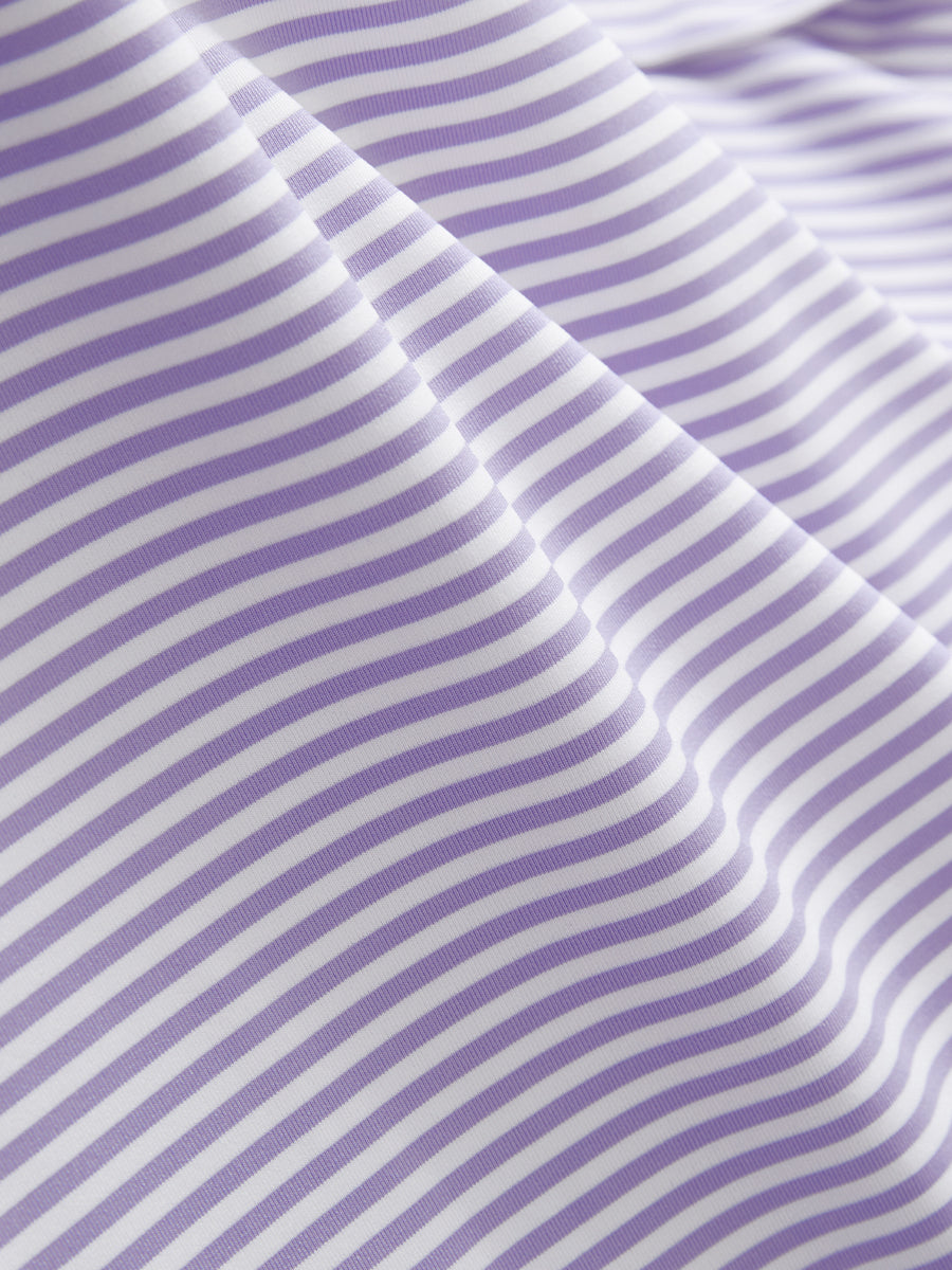 Upgraded Two-tone Striped Quick Dry Polo Shirt