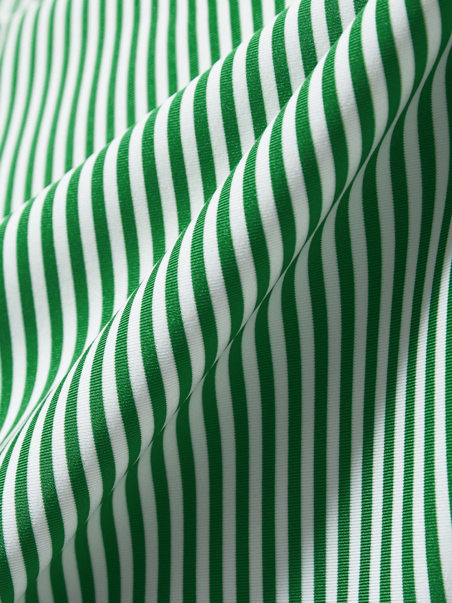 Upgraded Two-tone Striped Quick Dry Polo Shirt