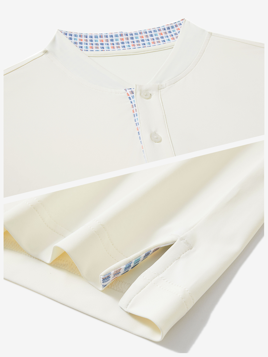 Moisture-Wicking Short Sleeve Henley Shirt