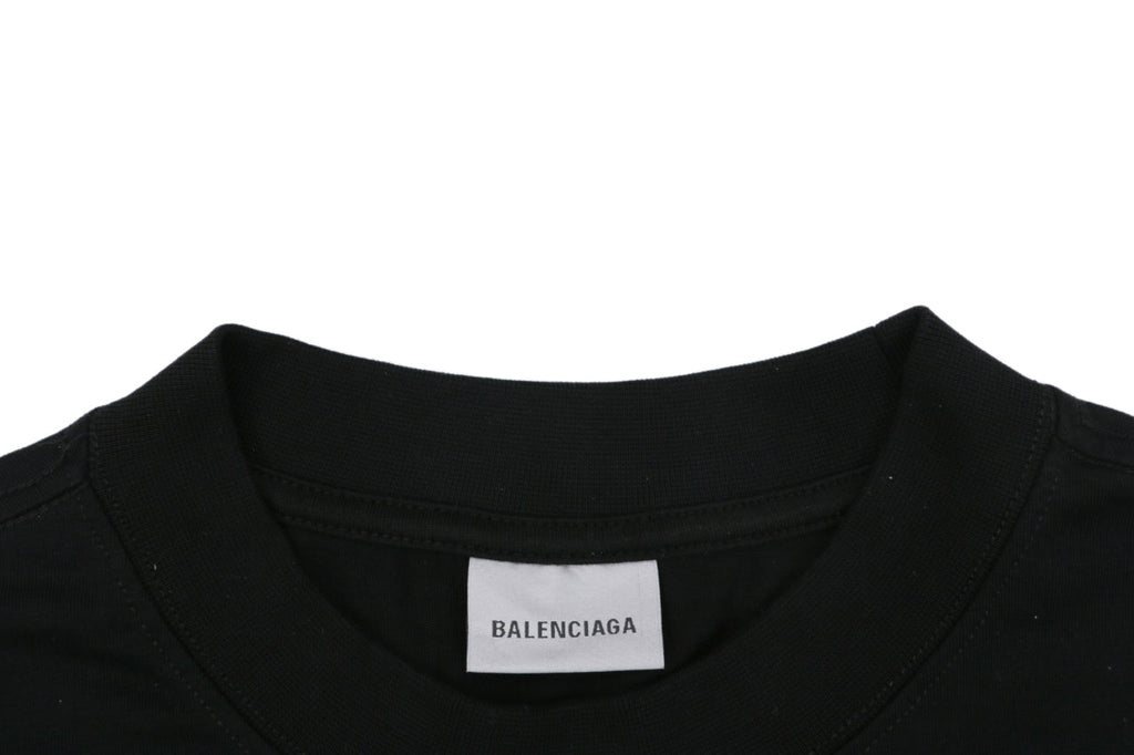 Balenciaga Couture Sunset Wave Print Short Sleeve Tee