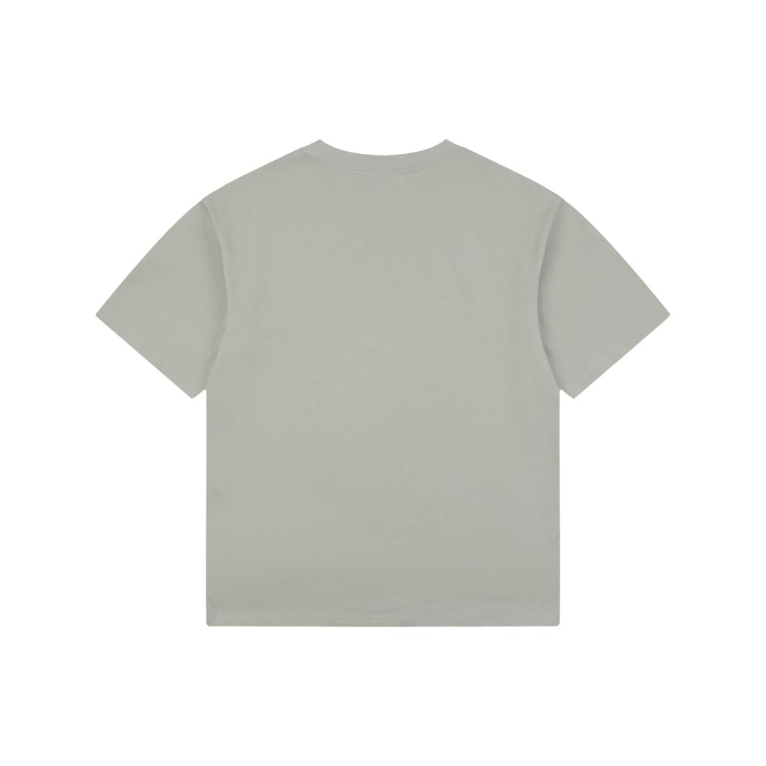 Balenciaga Couture Sunset Wave Print Short Sleeve Tee - Grey