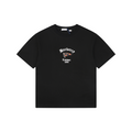 Burberry Check Flag Embroidered Short Sleeve Tee