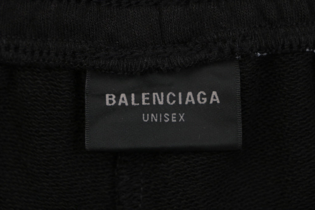 Balenciaga Tape Blurred Letter Print Shorts