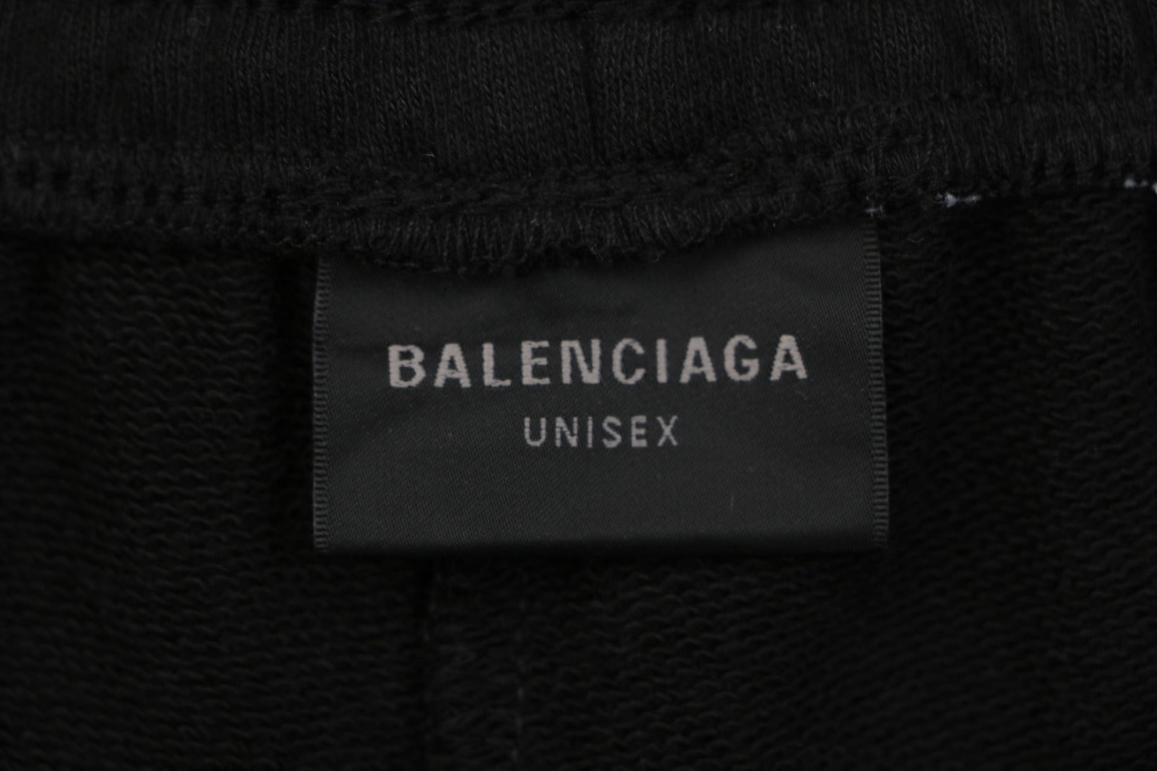 Balenciaga Tape Blurred Letter Print Shorts