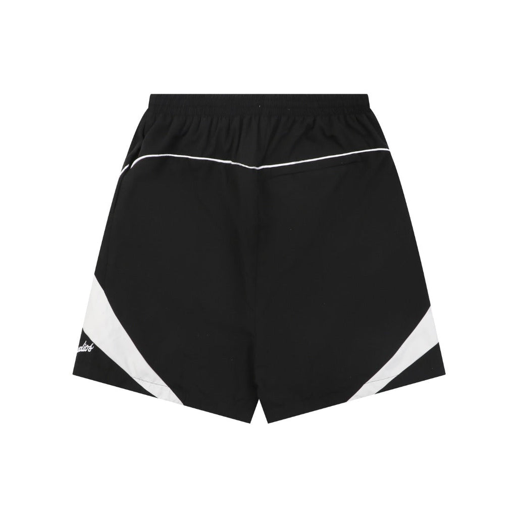 Acne Studios High-Rise Color-Block Woven Shorts