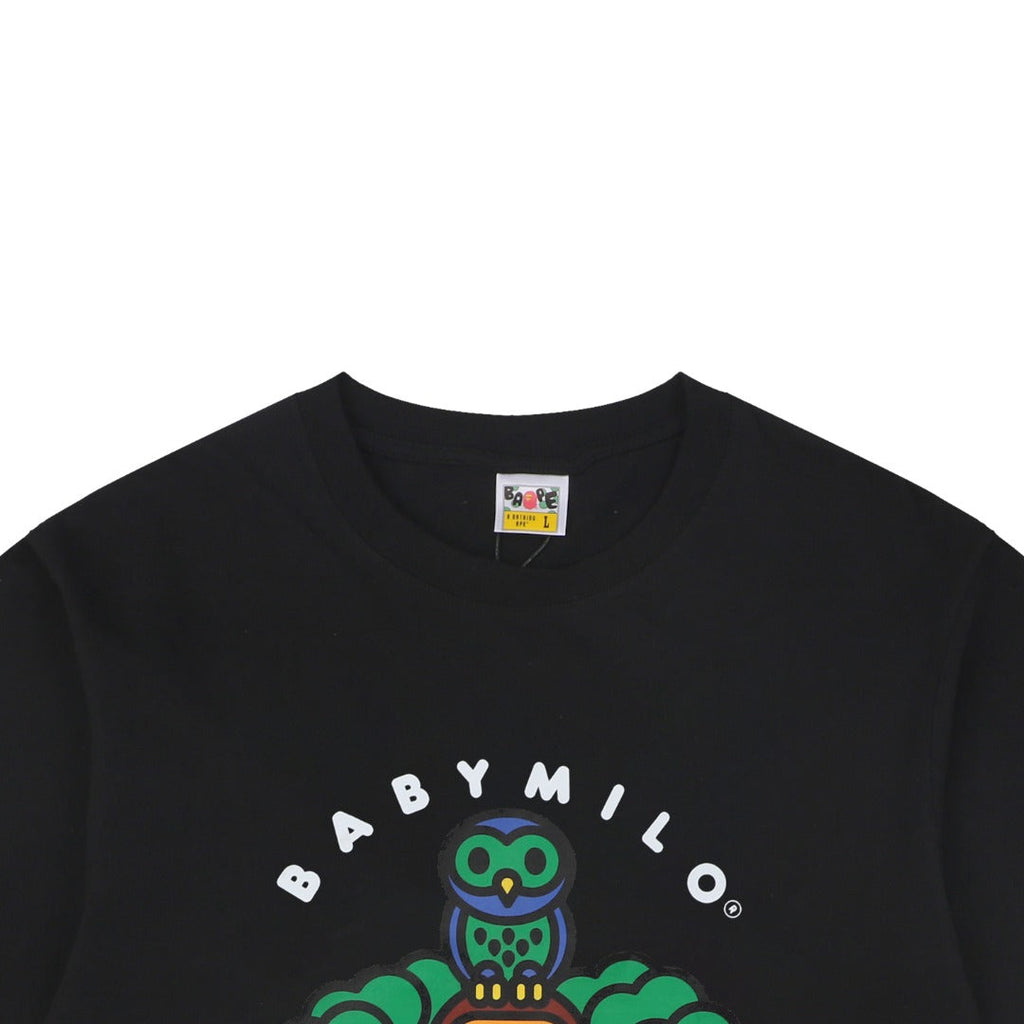 Bape Owl Baby Milo Print Short Sleeve Tee