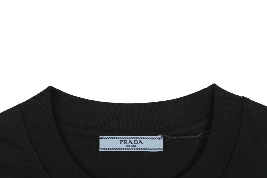 Prada Headphone Print Short Sleeve Tee