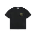 Gallery Dept. Front & Back Distressed Yellow French Print Short Sleeve Tee