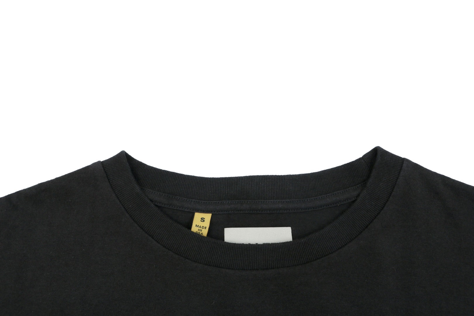Gallery Dept. Front & Back Distressed Yellow French Print Short Sleeve Tee