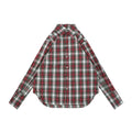 Celine Red & White Plaid Long Sleeve Shirt