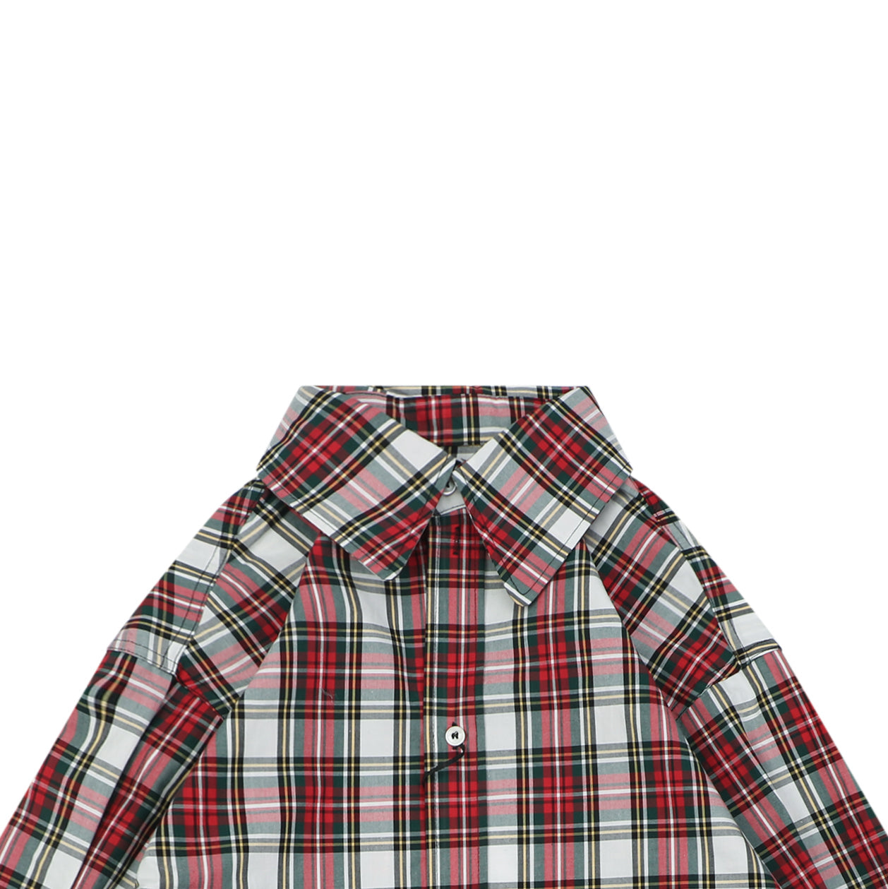 Celine Red & White Plaid Long Sleeve Shirt