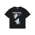 Balenciaga Sunglasses Portrait Print Short Sleeve Tee