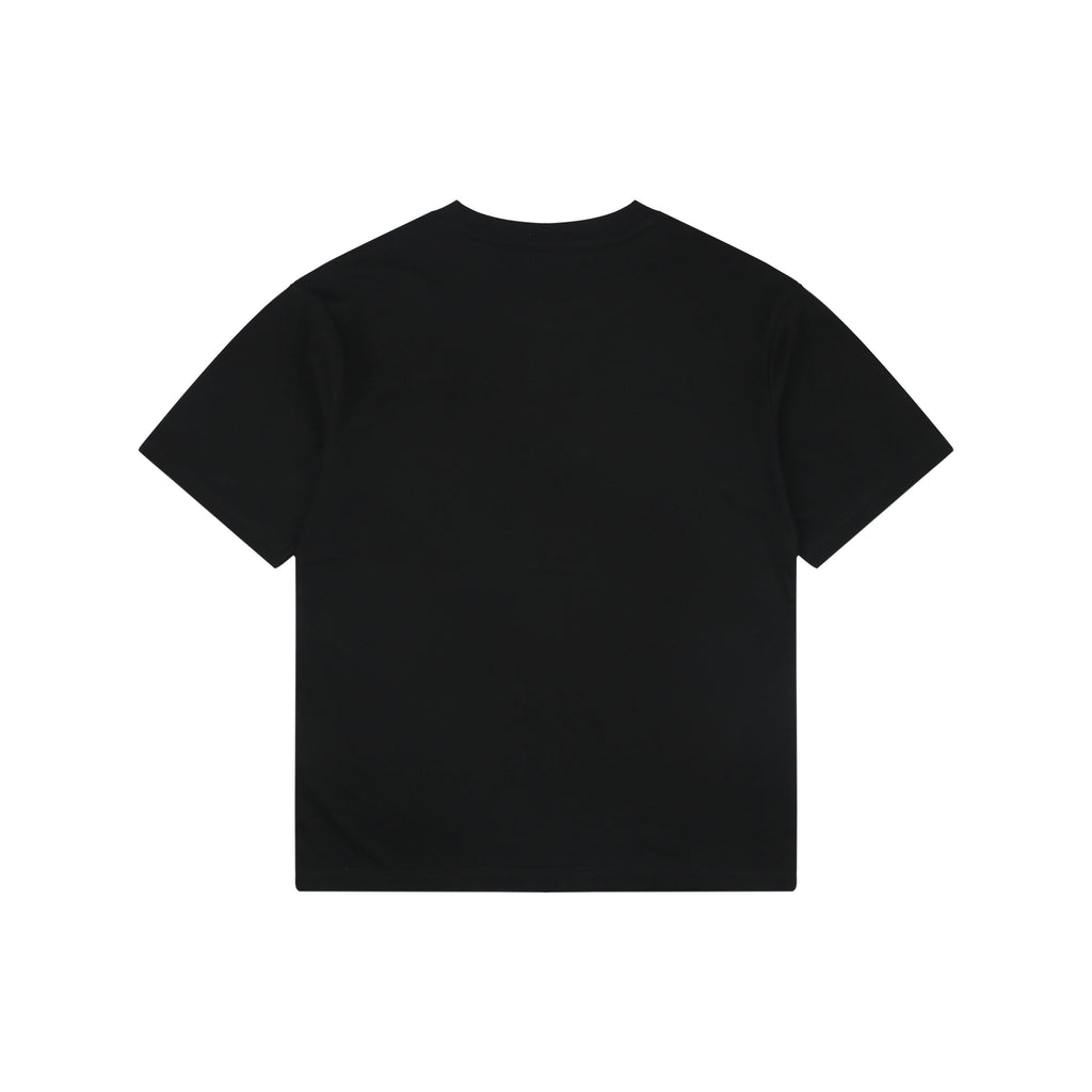 Burberry Rose & Equestrian Knight Embroidered Short Sleeve Tee