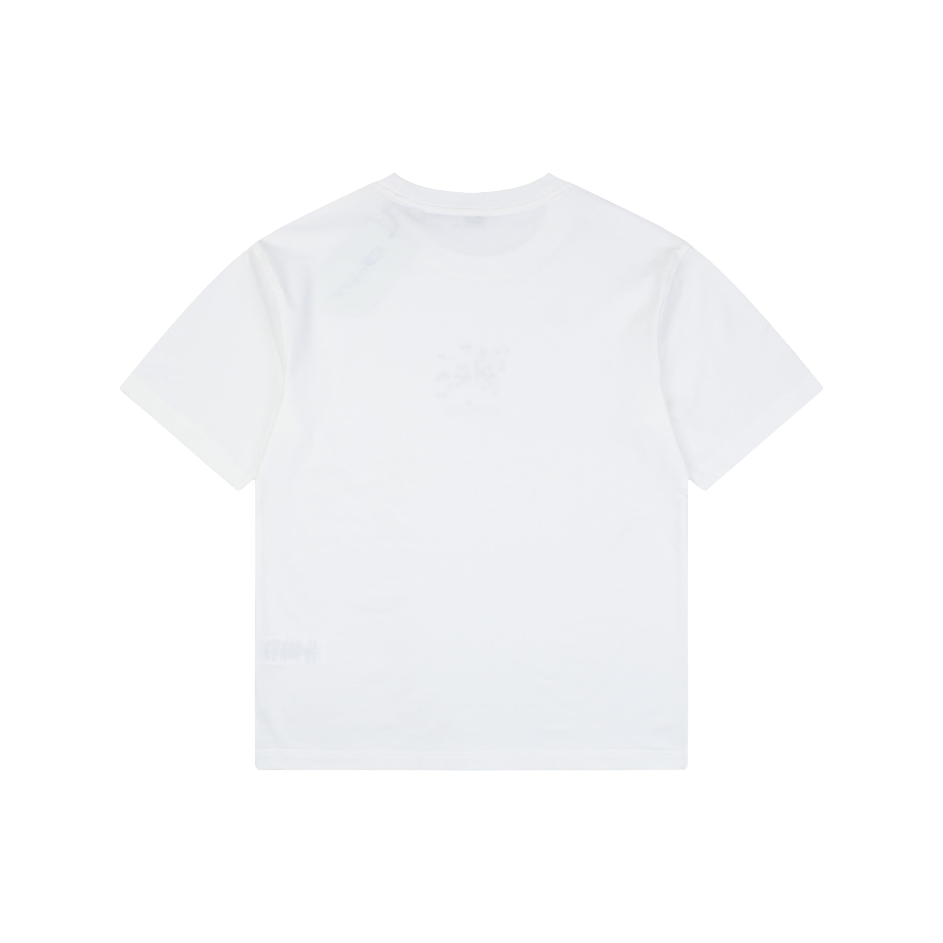 Burberry Rose & Equestrian Knight Embroidered Short Sleeve Tee - White