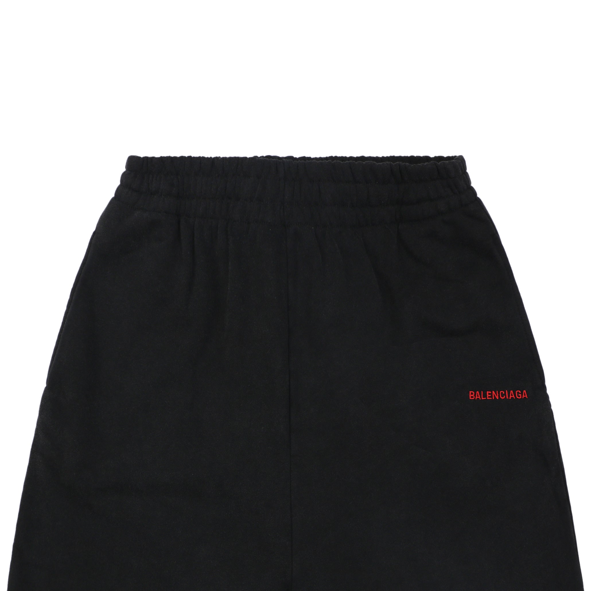 Balenciaga Small Logo Paris Lettering Embroidered Shorts