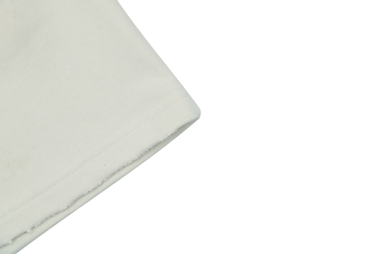 Balenciaga Small Logo Paris Lettering Embroidered Shorts — Cream