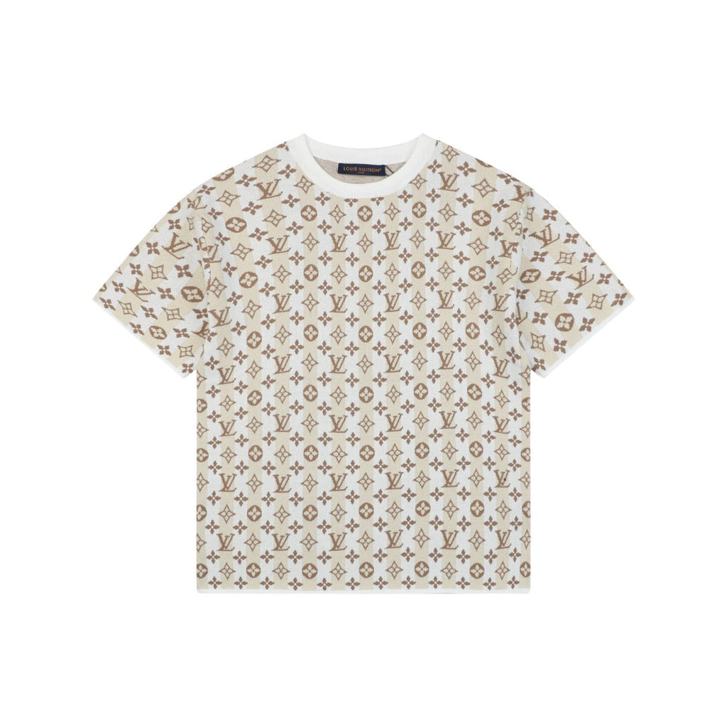 Louis Vuitton Old Money Floral Print Short Sleeve Tee