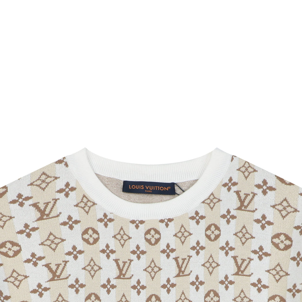 Louis Vuitton Old Money Floral Print Short Sleeve Tee