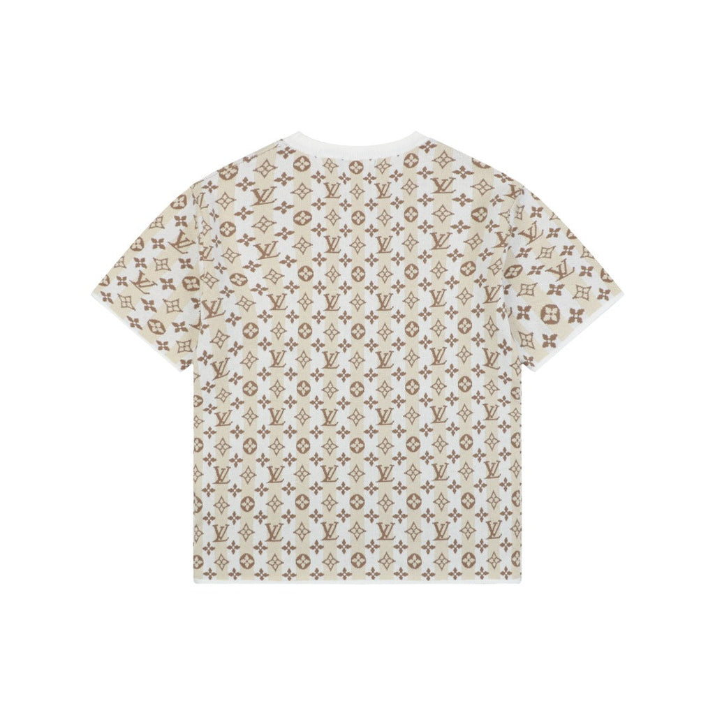 Louis Vuitton Old Money Floral Print Short Sleeve Tee