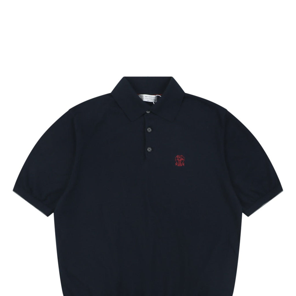 Berluti Red Label Jacquard Polo Short Sleeve Shirt