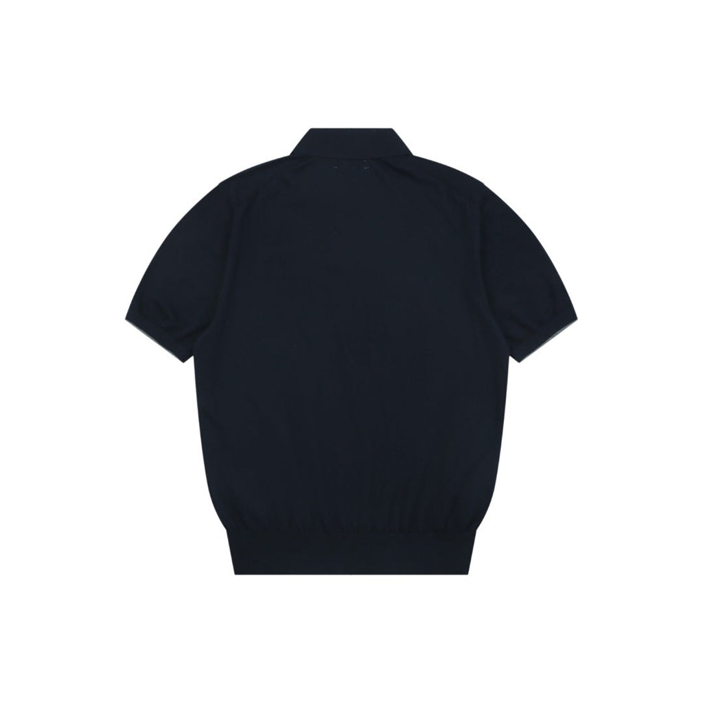 Berluti Red Label Jacquard Polo Short Sleeve Shirt