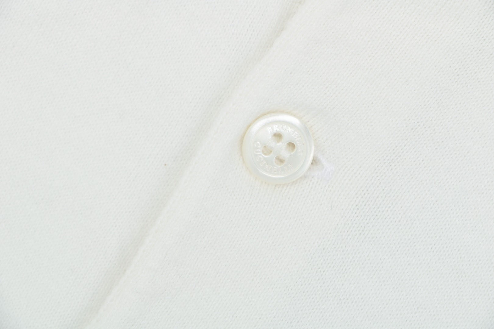Berluti Red Label Jacquard Polo Short Sleeve Shirt — White