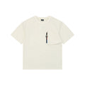 Salomon Racing Flag Zip Pocket Short Sleeve Tee — Beige