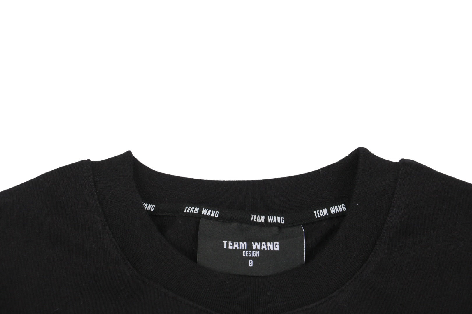 TEAM WANG 24SS Inaugural Reflective Lettering Print Short Sleeve Tee