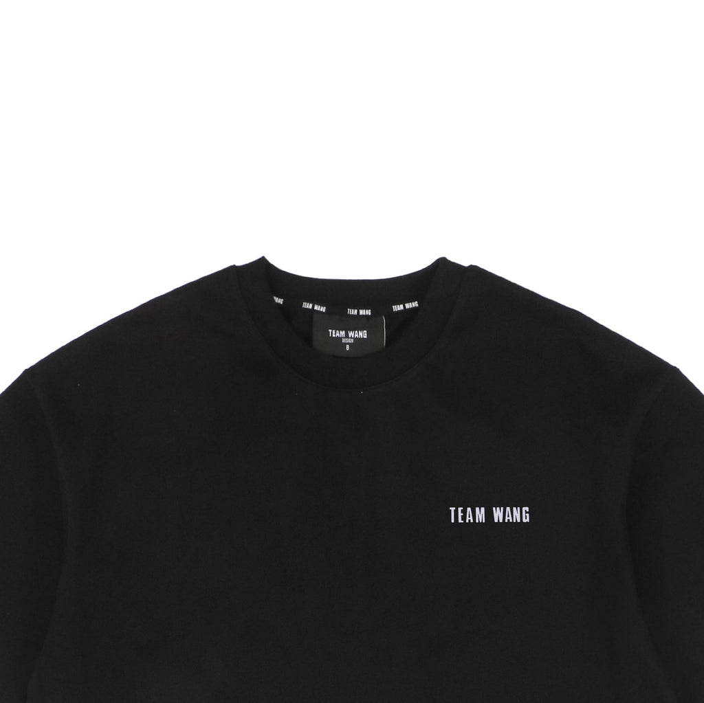 TEAM WANG 24SS Inaugural Reflective Lettering Print Short Sleeve Tee
