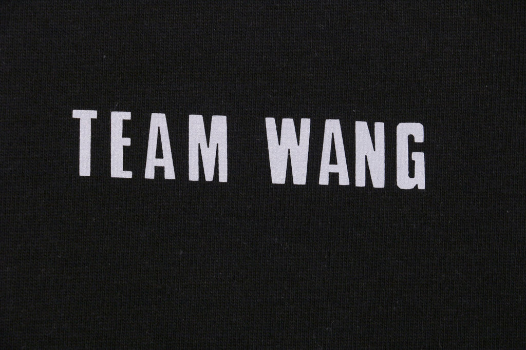 TEAM WANG 24SS Inaugural Reflective Lettering Print Short Sleeve Tee