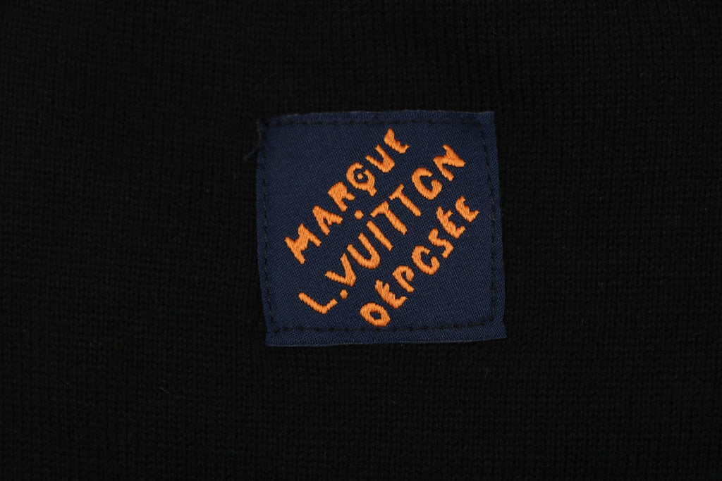 Louis Vuitton Monogram Mushroom Jacquard Short Sleeve Tee — Black