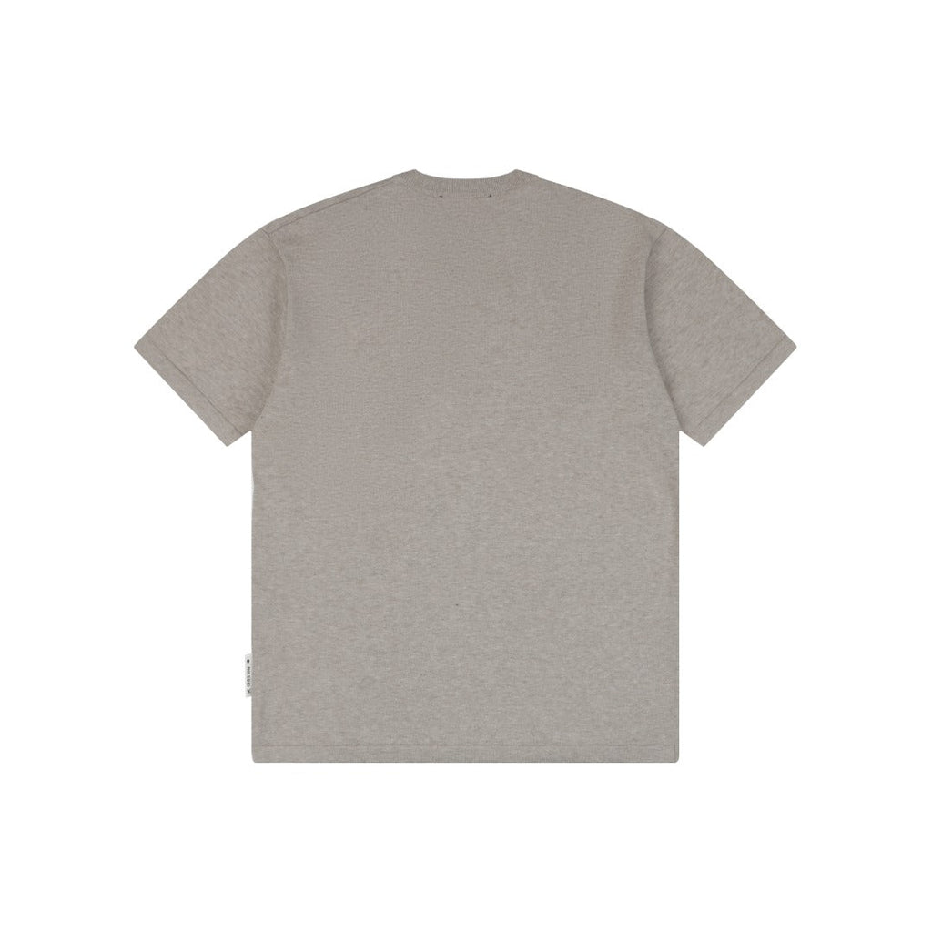 Louis Vuitton × Park Seo-Bo Chenille Script Jacquard Short Sleeve Tee — Stone Grey