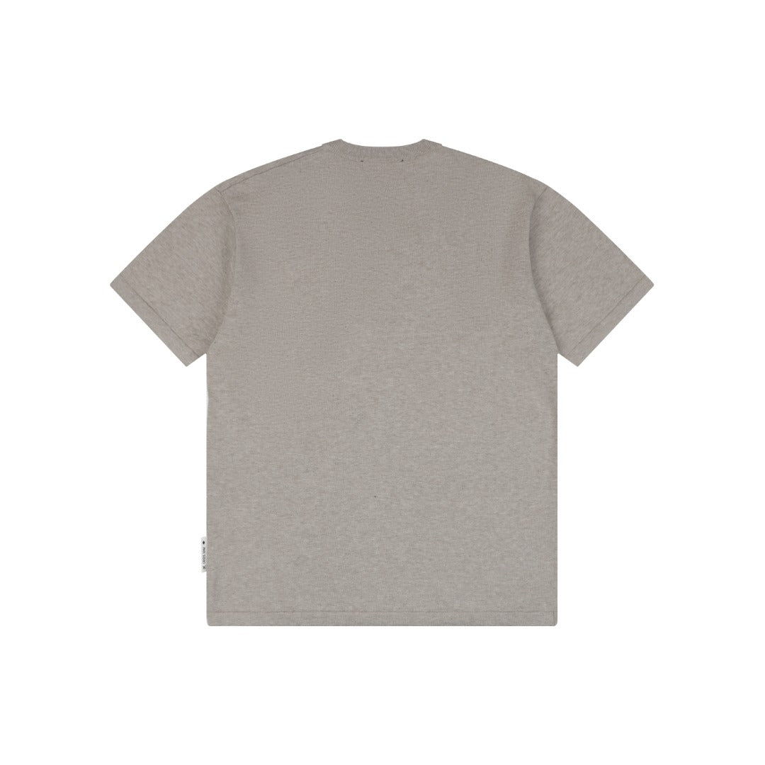 Louis Vuitton × Park Seo-Bo Chenille Script Jacquard Short Sleeve Tee — Stone Grey