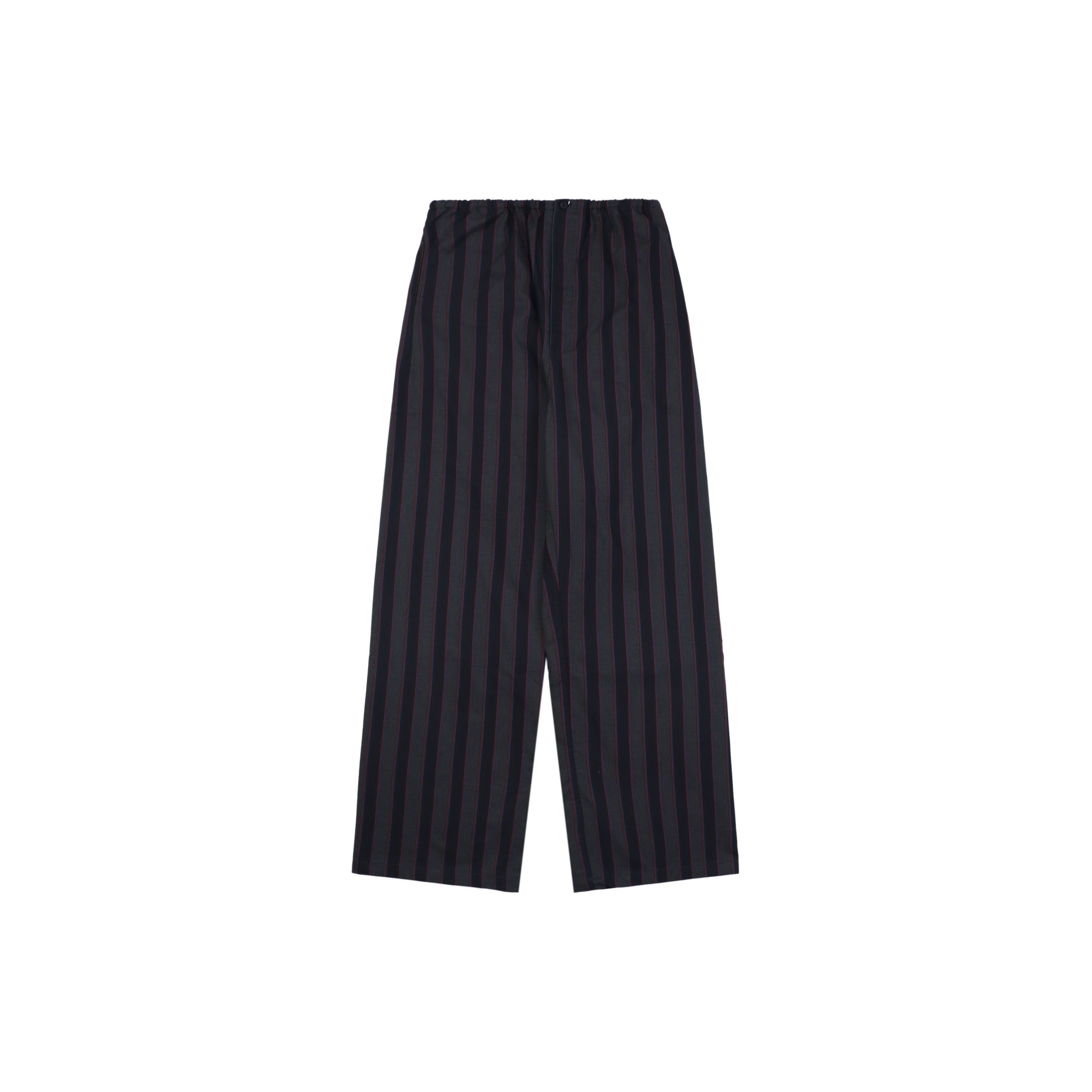 Maison Margiela Vertical Stripe Trousers — Black