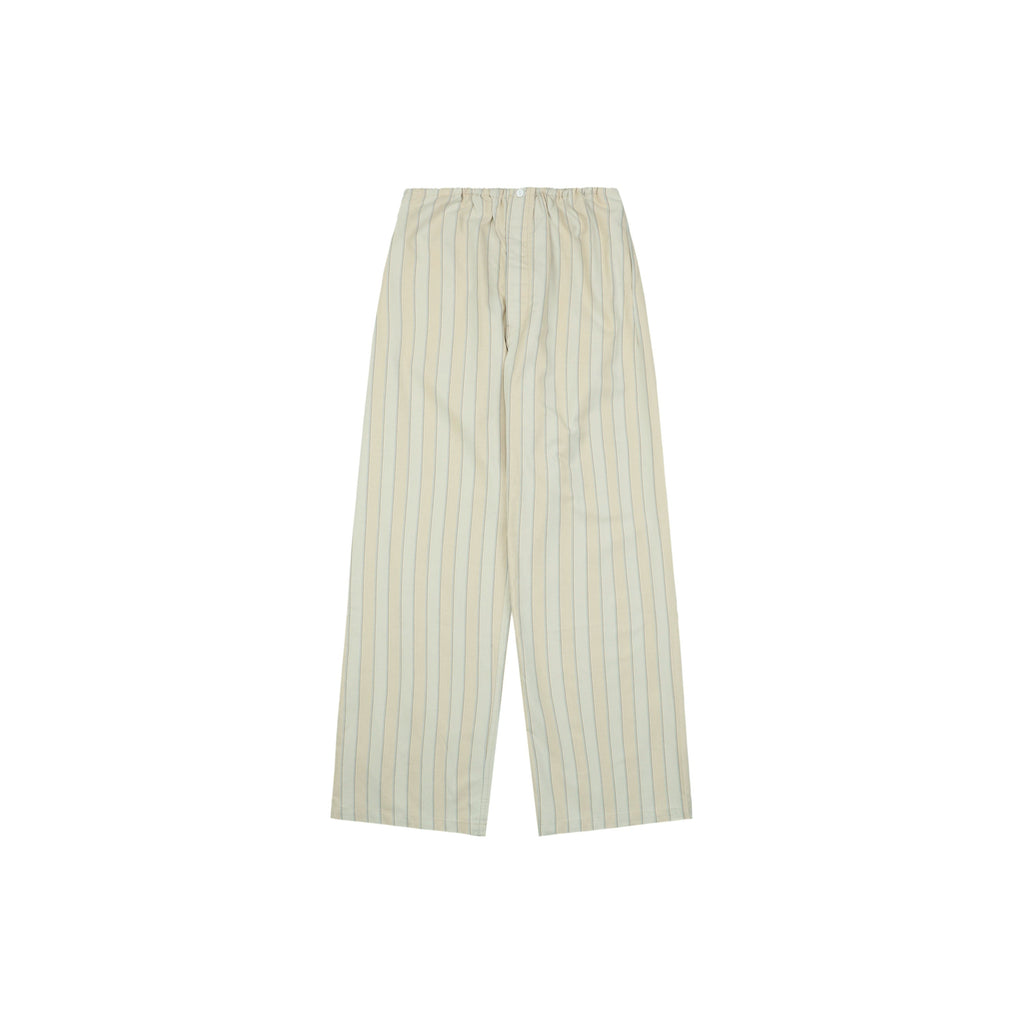 Maison Margiela Vertical Stripe Trousers — Cream