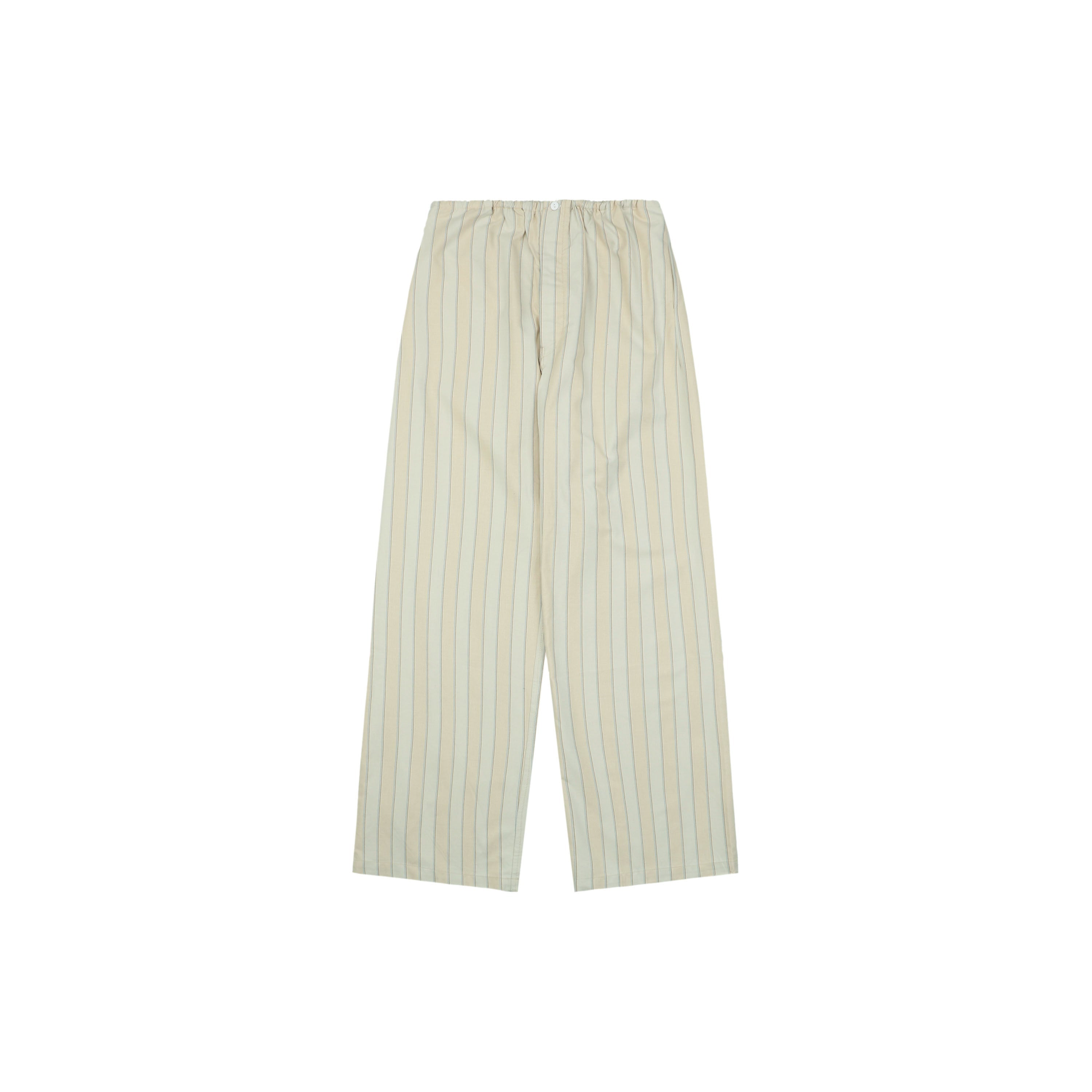Maison Margiela Vertical Stripe Trousers — Cream