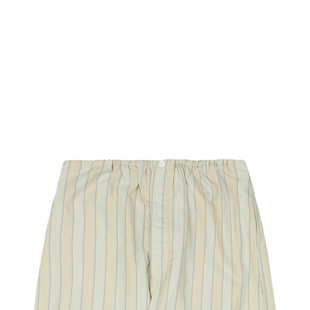 Maison Margiela Vertical Stripe Trousers — Cream