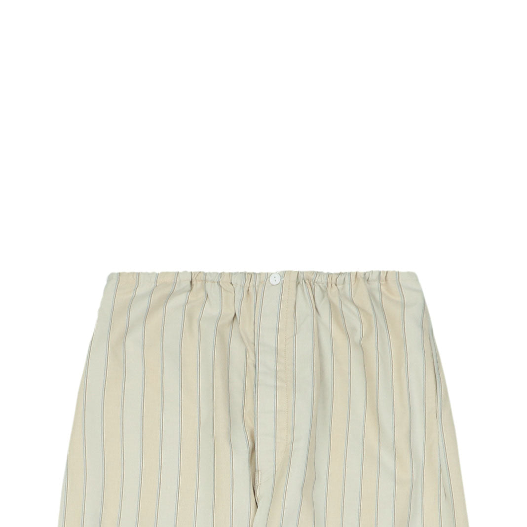 Maison Margiela Vertical Stripe Trousers — Cream